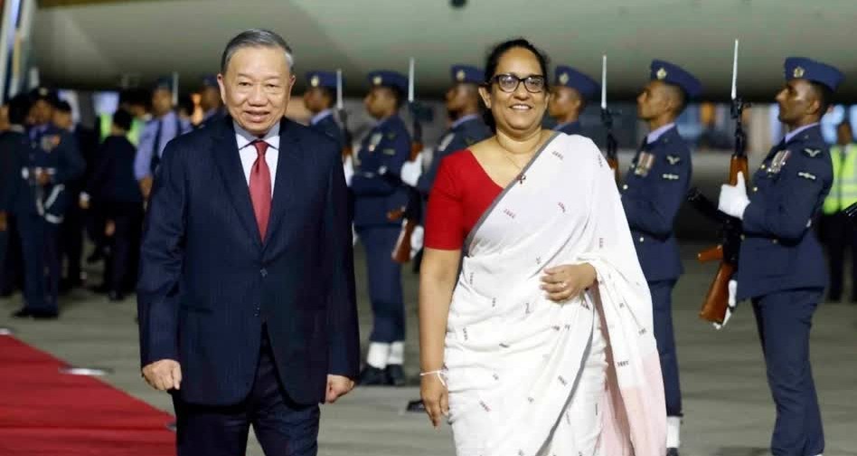 Tổng Bí thư, Chủ tịch nước Tô Lâm bắt đầu thăm cấp Nhà nước tới Sri Lanka
