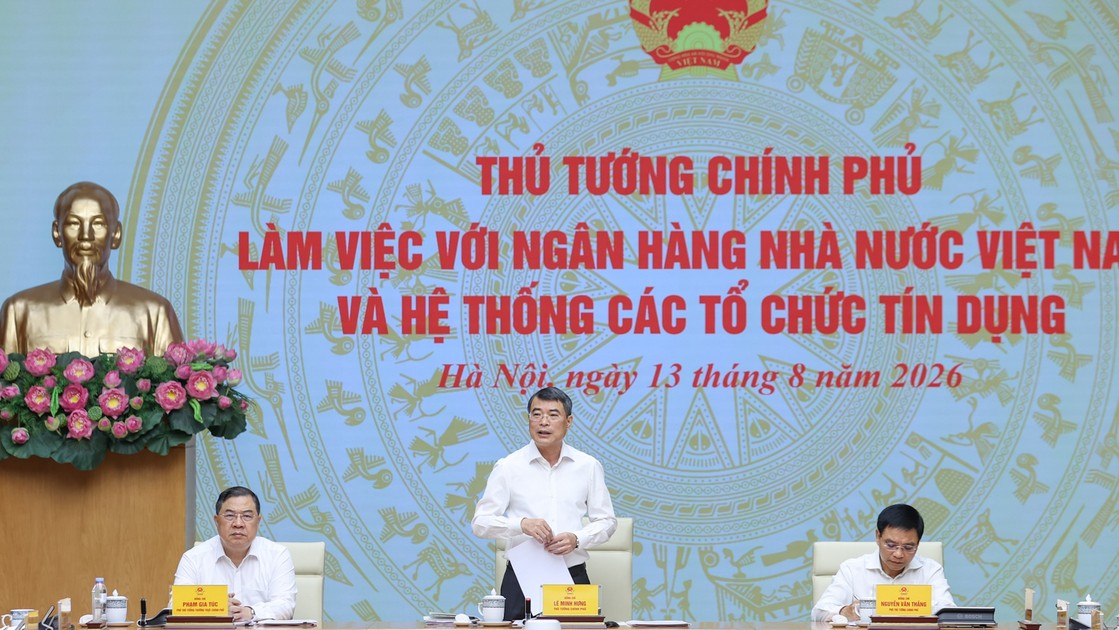 Thủ tướng Chính phủ làm việc với Ngân hàng Nhà nước và hệ thống các tổ chức tín dụng