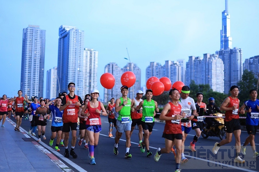 18.000 vận động viên tham dự Giải Marathon Quốc tế thành phố Hồ Chí Minh Techcombank mùa thứ 7