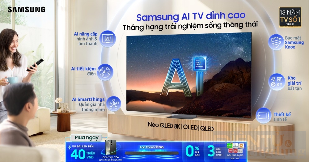 6 uu diem vuot troi cua samsung ai tv ma co the ban chua biet