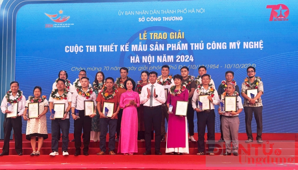 90 tac pham dat giai cuoc thi thiet ke mau san pham thu cong my nghe ha noi nam 2024