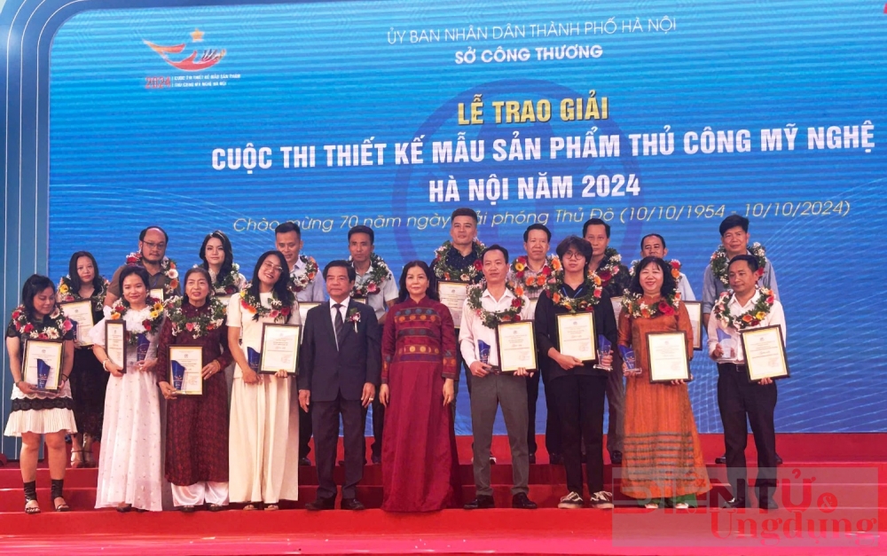 90 tac pham dat giai cuoc thi thiet ke mau san pham thu cong my nghe ha noi nam 2024