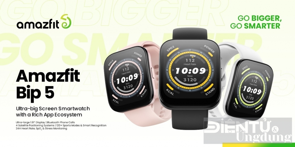 amazfit bip 5 ra mat gia chua den 2 trieu dong