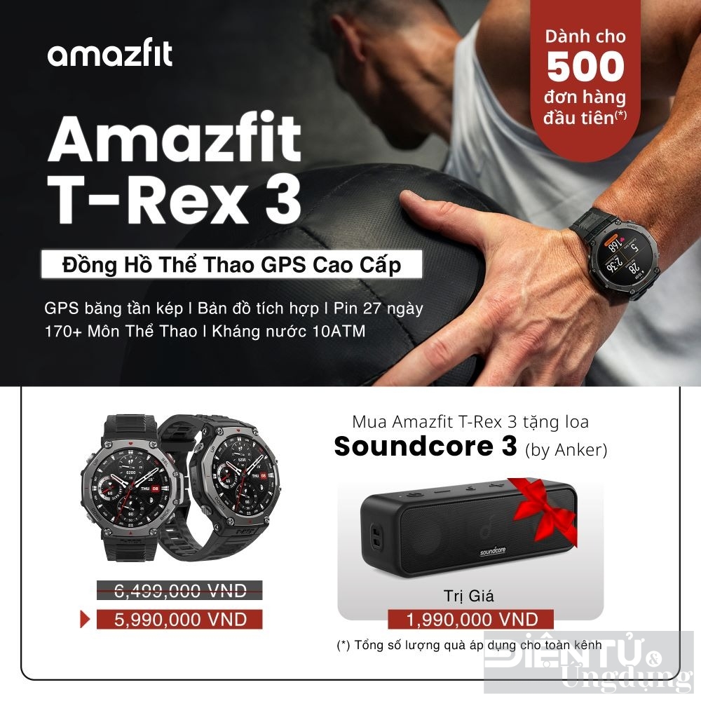 amazfit ra mat dong ho the thao chuyen cho hoat dong ngoai troi