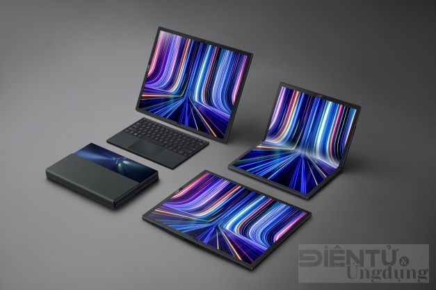 asus zenbook 17 fold oled ux9702 laptop man hinh gap nho gon nhat the gioi