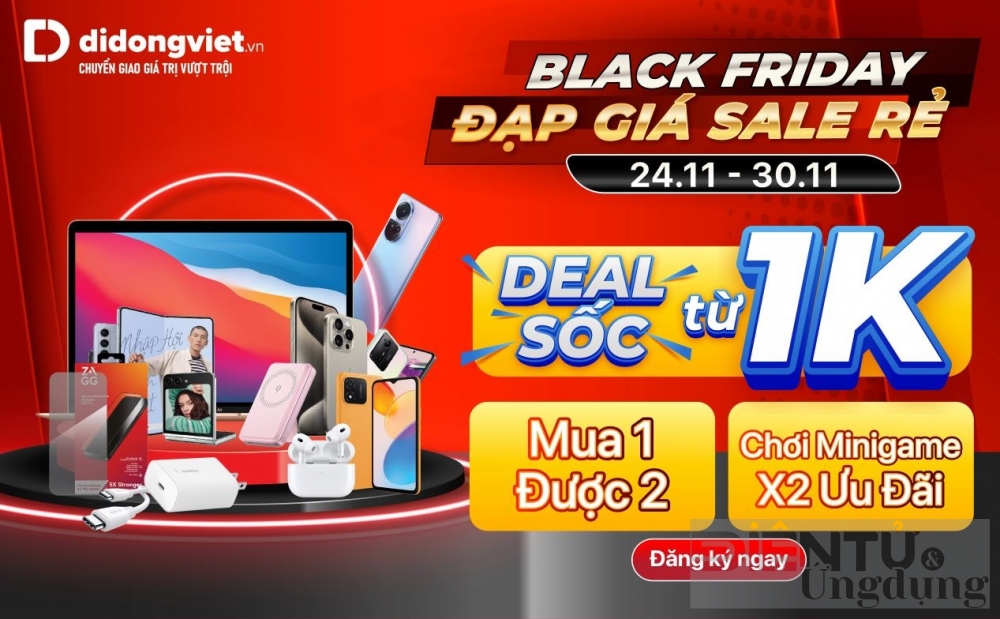 black friday dip hoi mua do cong nghe