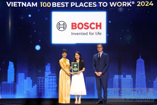 Bosch lọt TOP 100 môi trường làm việc tốt nhất tại Việt Nam 10 năm liền