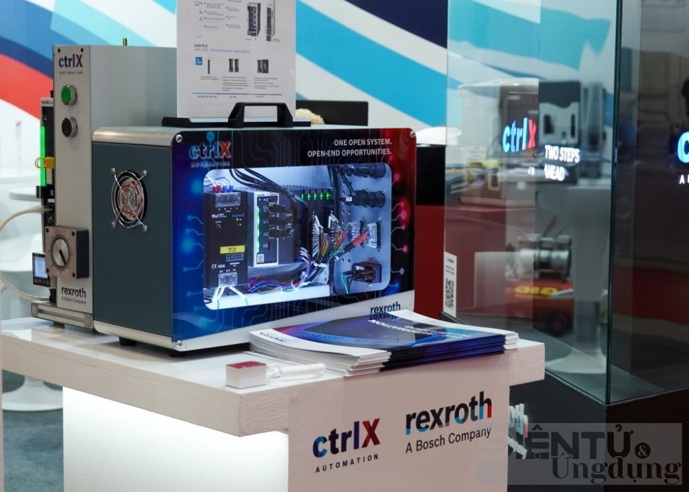 bosch rexroth trinh dien loat giai phap cong nghe tu dong hoa nha may moi