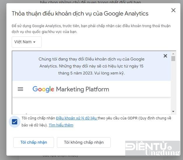 cach tao tai khoan analytics moi nhat nam 2023