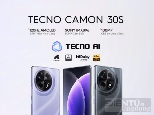 CAMON 30S chính thức lên kệ với giá 5.490.000 đồng