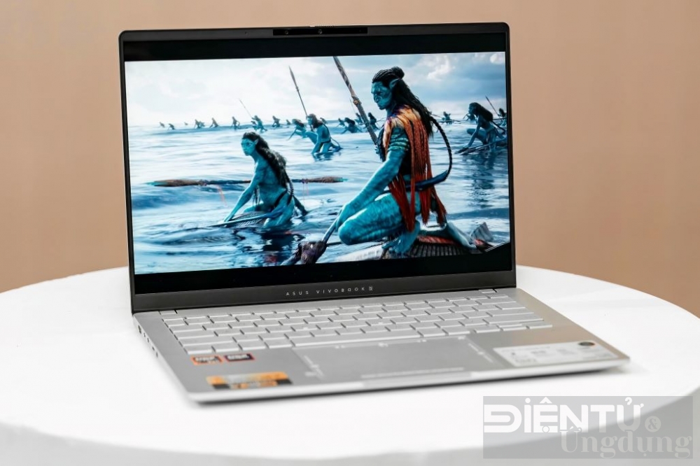 can canh asus vivobook s 14 laptop van phong duoc trang bi bo xu li amd ryzen ai 300 series