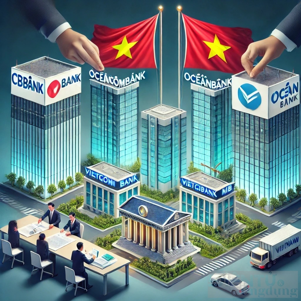 cbbank va oceanbank ngay ve vietcombank va mb dang den gan