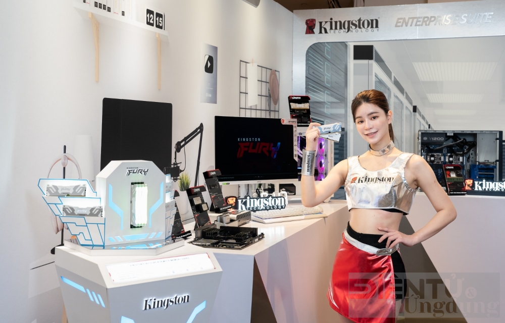 computex 2023 kingston gioi thieu bo nho ddr5 non binary moi va o cung ssd gan ngoai xs1000