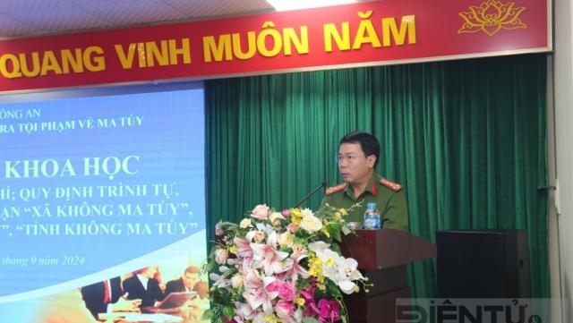 Xây dựng bộ tiêu chí xã, tỉnh không ma tuý