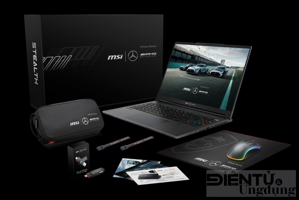 dat mua msi stealth 16 mercedes amg motorsport nhan voucher 3 trieu dong