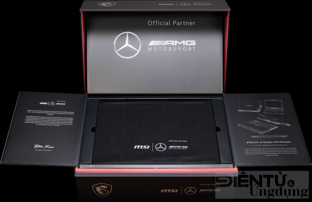 dat mua msi stealth 16 mercedes amg motorsport nhan voucher 3 trieu dong