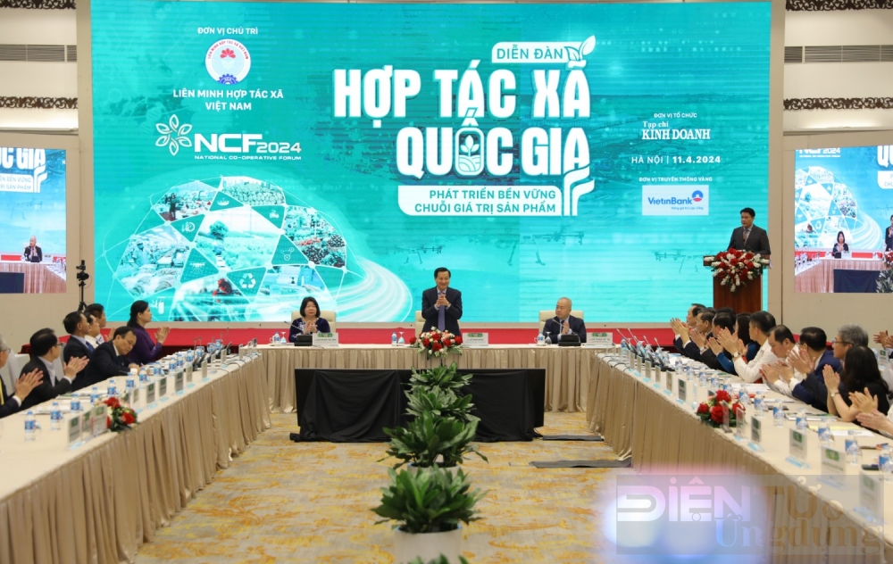 Diễn đàn Hợp tác xã Quốc gia năm 2024: Phát triển bền vững chuỗi giá trị sản phẩm