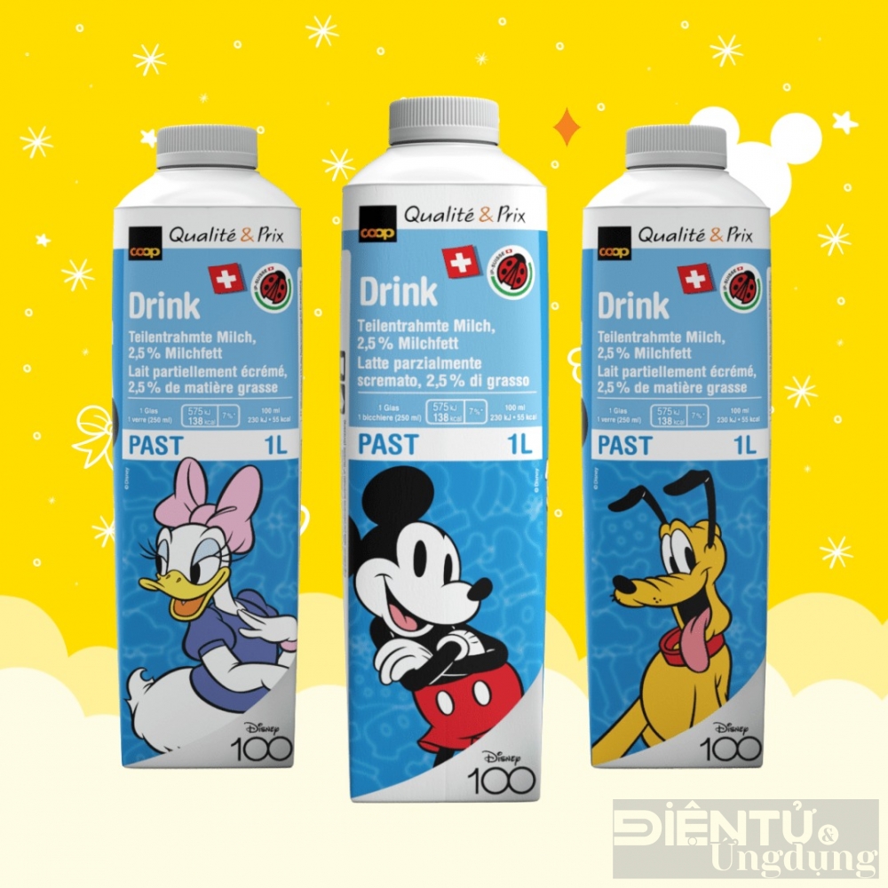 Disney và Tetra Pak chung tay mang ‘phép màu’ lên vỏ hộp sữa