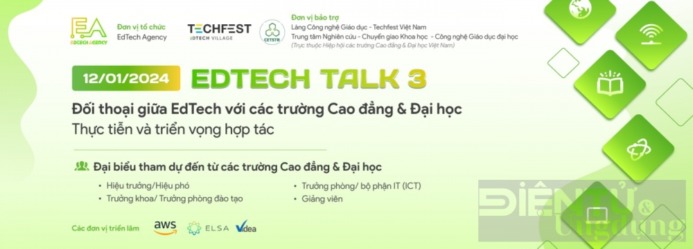 Đối thoại giữa Edtech với các trường Cao đẳng, Đại học: Thực tiễn và triển vọng hợp tác