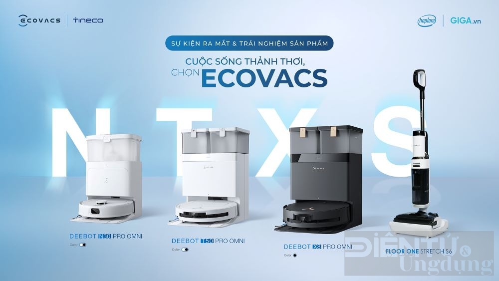 ECOVACS ra mắt loạt sản phẩm mới với thông điệp 