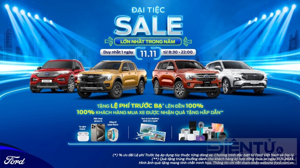 ford viet nam to chuc dai tiec sale