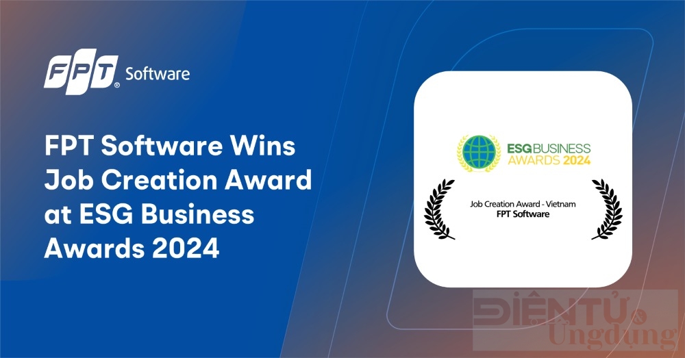 fpt software gianh giai kien tao viec lam tai esg business awards 2024