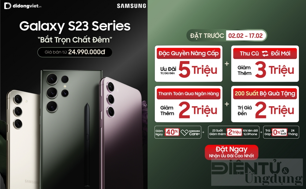 gala trai nghiem galaxy s23 series sieu hoanh trang tu di dong viet