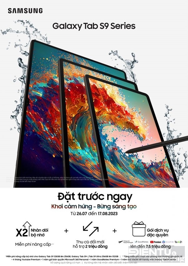 galaxy tab s9 va galaxy watch 6 moi manh ghep khong the thieu trong he sinh thai galaxy