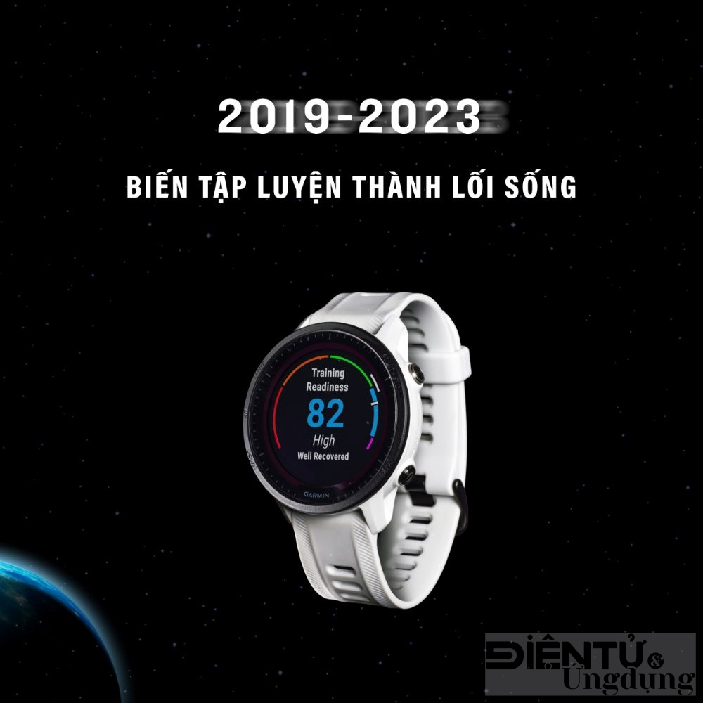 garmin forerunner ky niem 20 nam ngay phat hanh dong ho gps dau tien