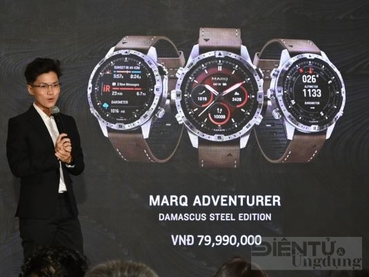 Garmin MARQ Adventurer (Gen 2) - Phiên bản Thép Damascus chính thức mở bán tại Việt Nam với số lượng giới hạn