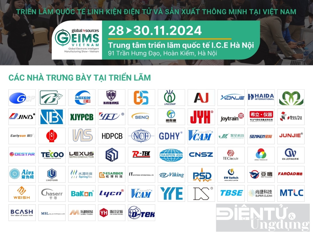 geims viet nam 2024 hoi tu cac giai phap toan dien cho nganh linh kien dien tu san xuat thong minh