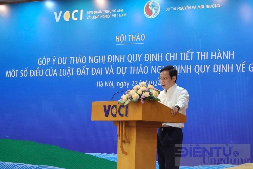 gop y du thao nghi dinh quy dinh chi tiet thi hanh mot so dieu cua luat dat dai 2024