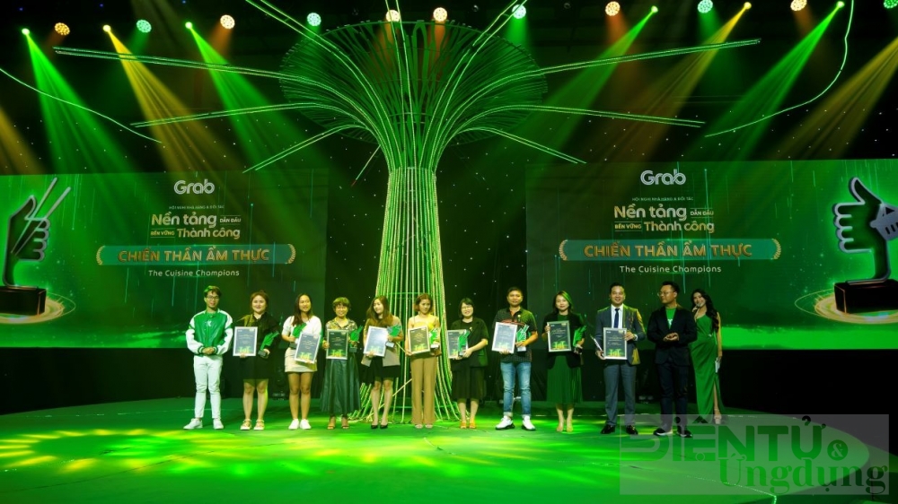 grab ton vinh cac thuong hieu hoat dong noi bat tren nen tang