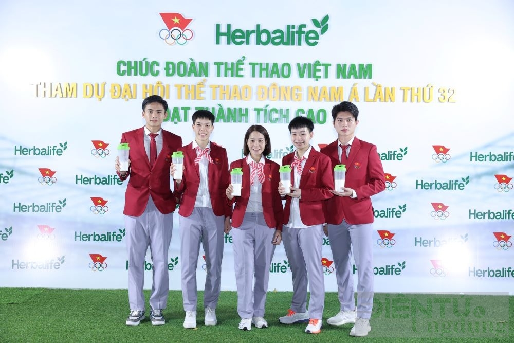 herbalife dong hanh cung doan the thao viet nam tai sea games 32