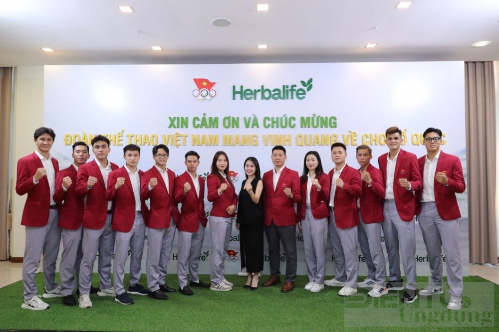 herbalife dong hanh cung le tong ket ub olympic viet nam