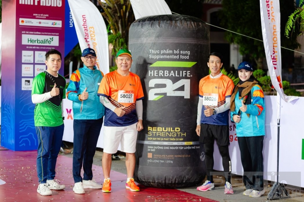 herbalife viet nam doi tac dinh duong giai chay vnexpess marathon hai phong