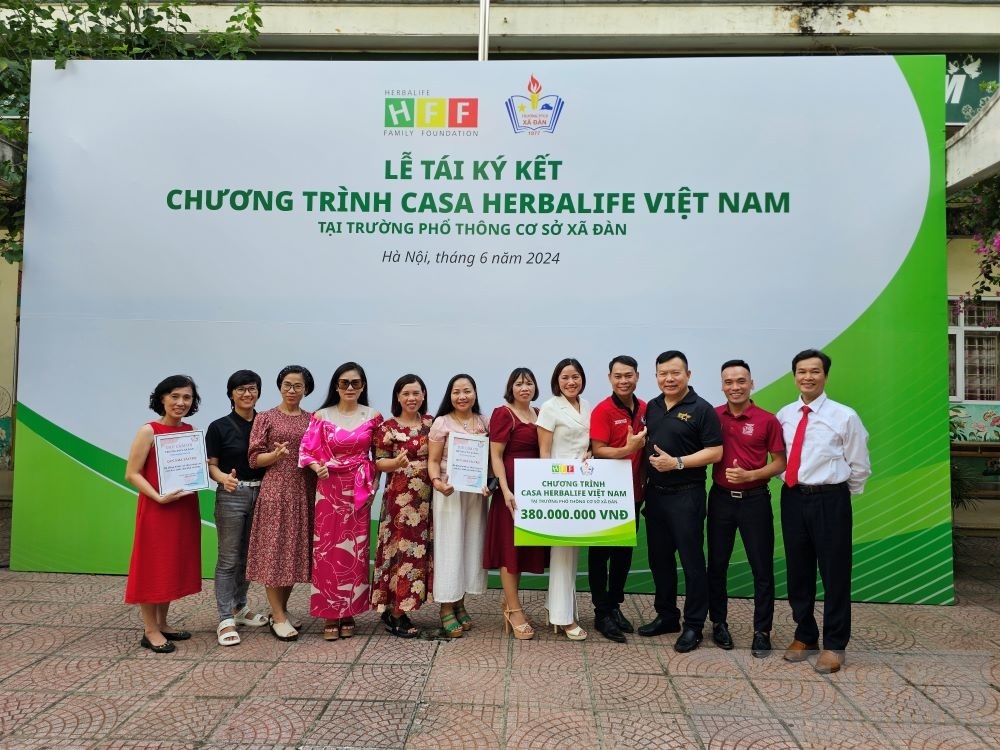 herbalife viet nam tai ky ket tai tro chuong trinh casa herbalife