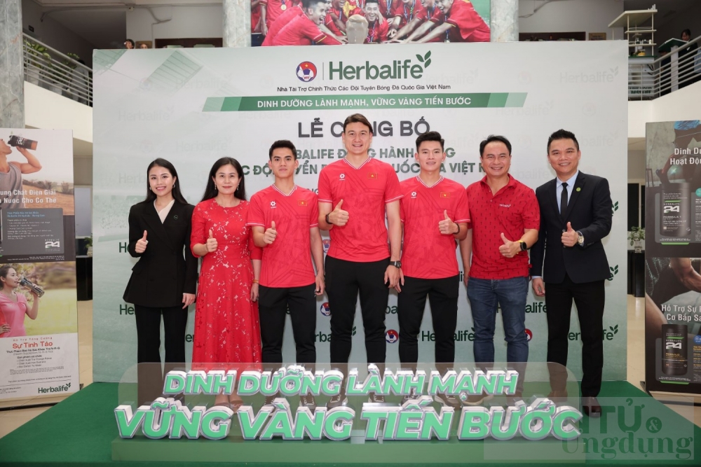 herbalife viet nam tiep tuc dong hanh cung lien doan bong da quoc gia viet nam