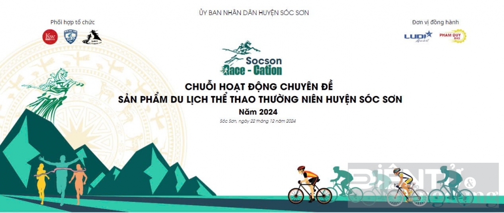 Huyện Sóc Sơn tổ chức chuỗi hoạt động chuyên đề sản phẩm du lịch thể thao năm 2024