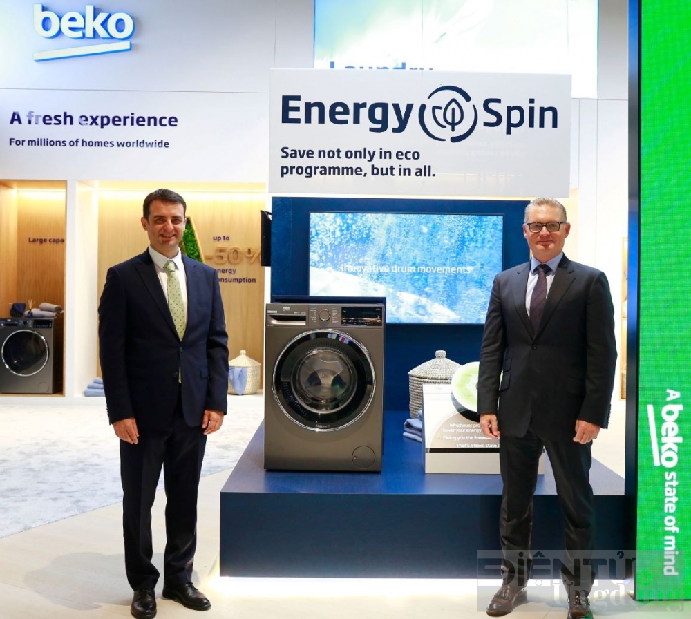 IFA 2023: Beko EnergySpin, công nghệ máy giặt mới giúp tiết kiệm đến 35% năng lượng