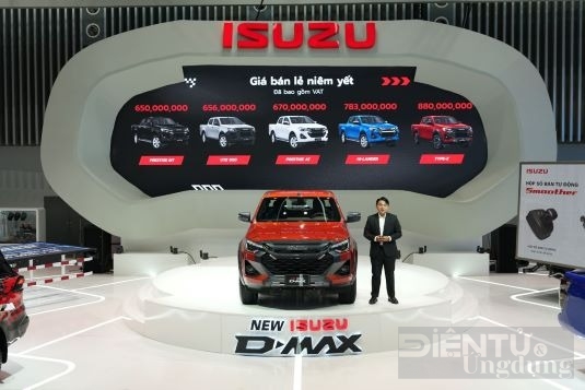 ISUZU Dmax 2024 ra mắt tại Triển lãm ô tô Việt Nam