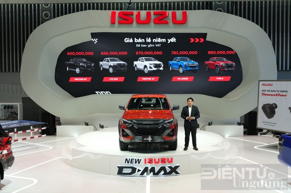 isuzu dmax 2024 ra mat tai trien lam o to viet nam