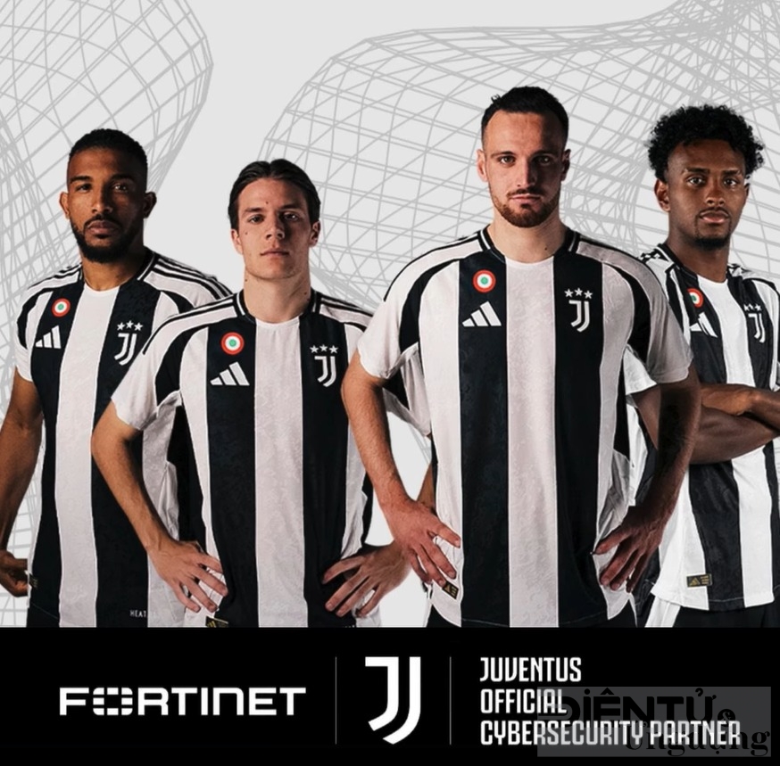 juventus chinh thuc chon fortinet lam doi tac an ninh mang