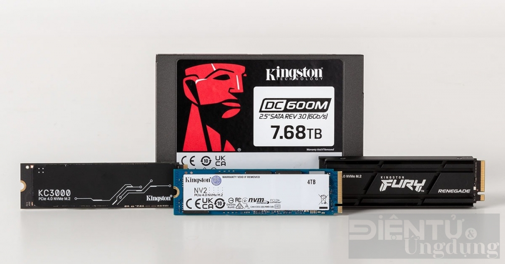 Kingston dẫn đầu thị phần SSD trong năm 2023