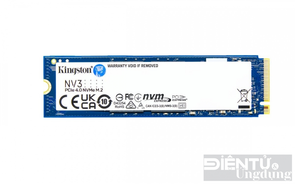 kingston ra mat o cung ssd the he moi nv3 pcie 40 nvme