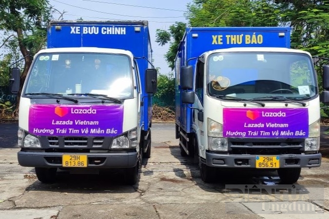 lazada viet nam chung tay ho tro mien bac