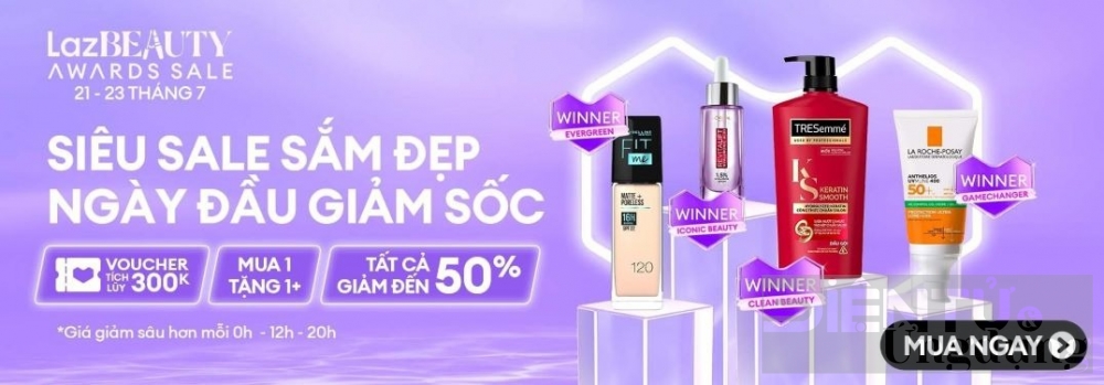 lazbeauty awards 2023 vinh danh 10 san pham tieu bieu