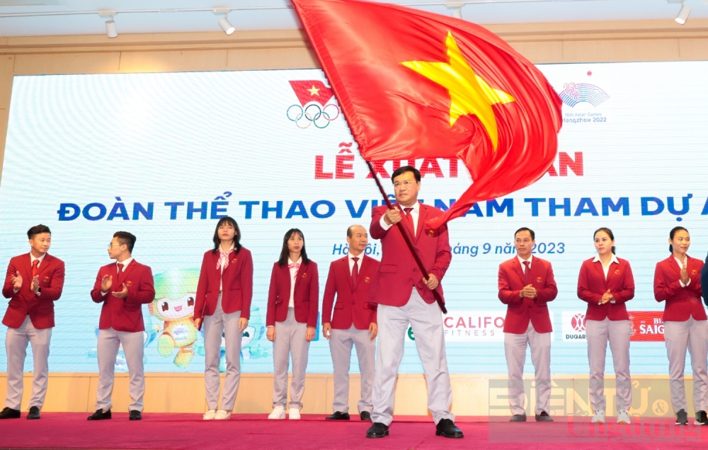 Lễ xuất quân Đoàn Thể thao Việt Nam tham dự ASIAD 19