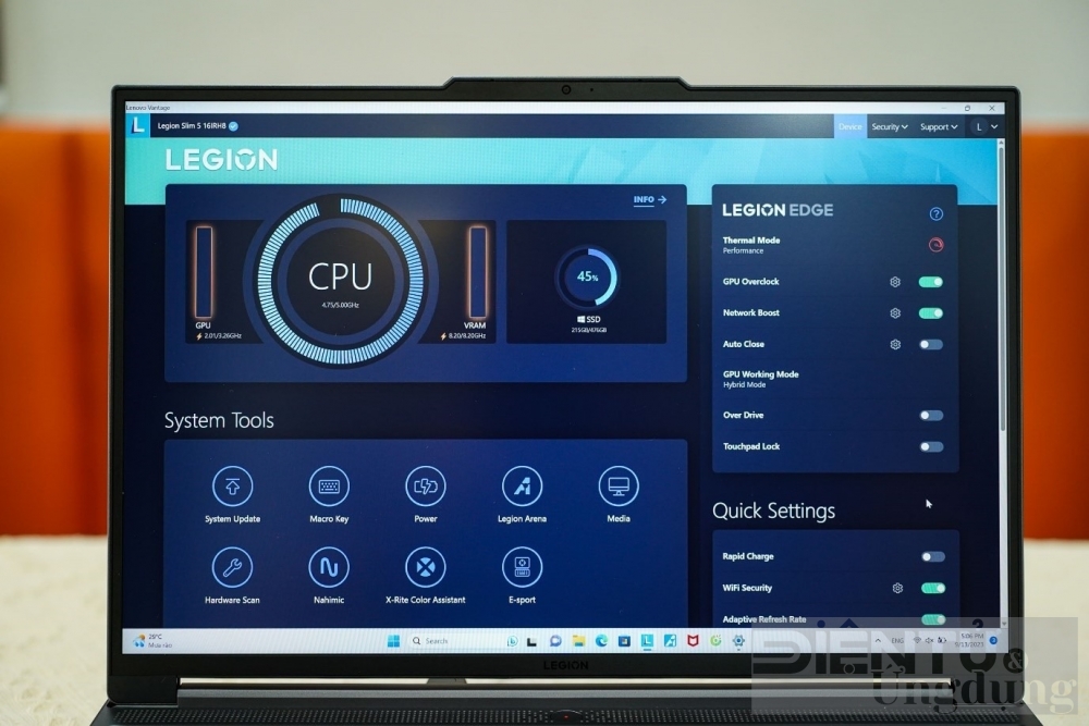 lenovo legion slim 5i 2023 lam hay choi gioi