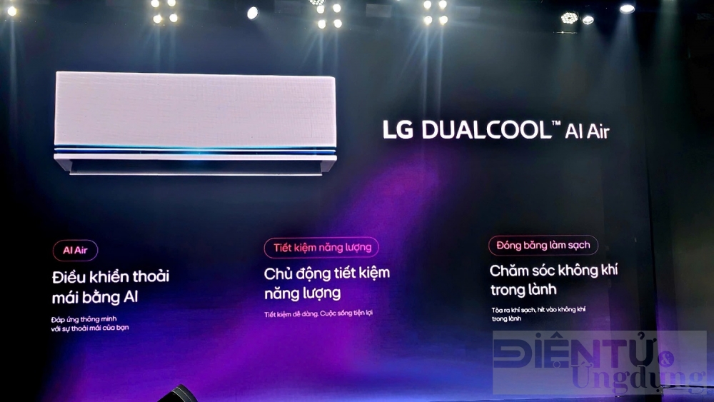 lg ra mat dai san pham dieu hoa dualcool ai air voi tri tue nhan tao thau cam